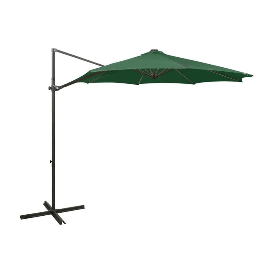 Cantilever Garden Parasol in Green
