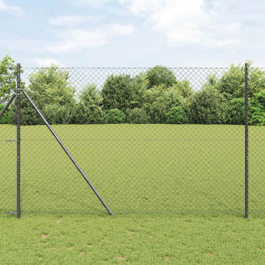 Chain Link Fence Grey