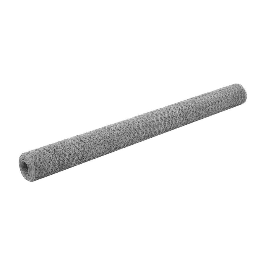Chicken Wire Fence Galvanised Steel Silver