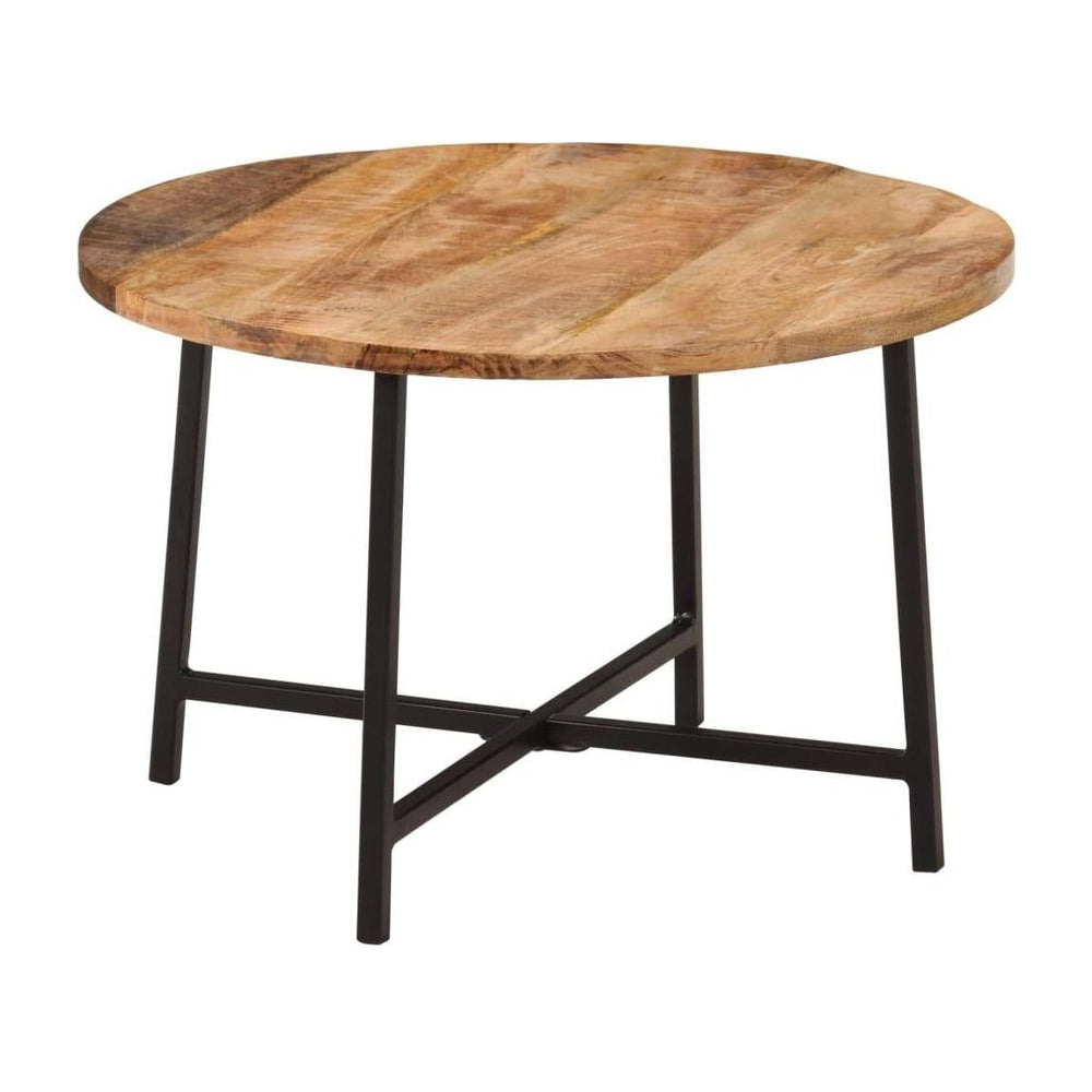 Coffee Table Solid Wood Mango and Iron