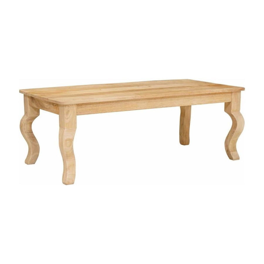 Coffee Table Brown Solid Mango Wood