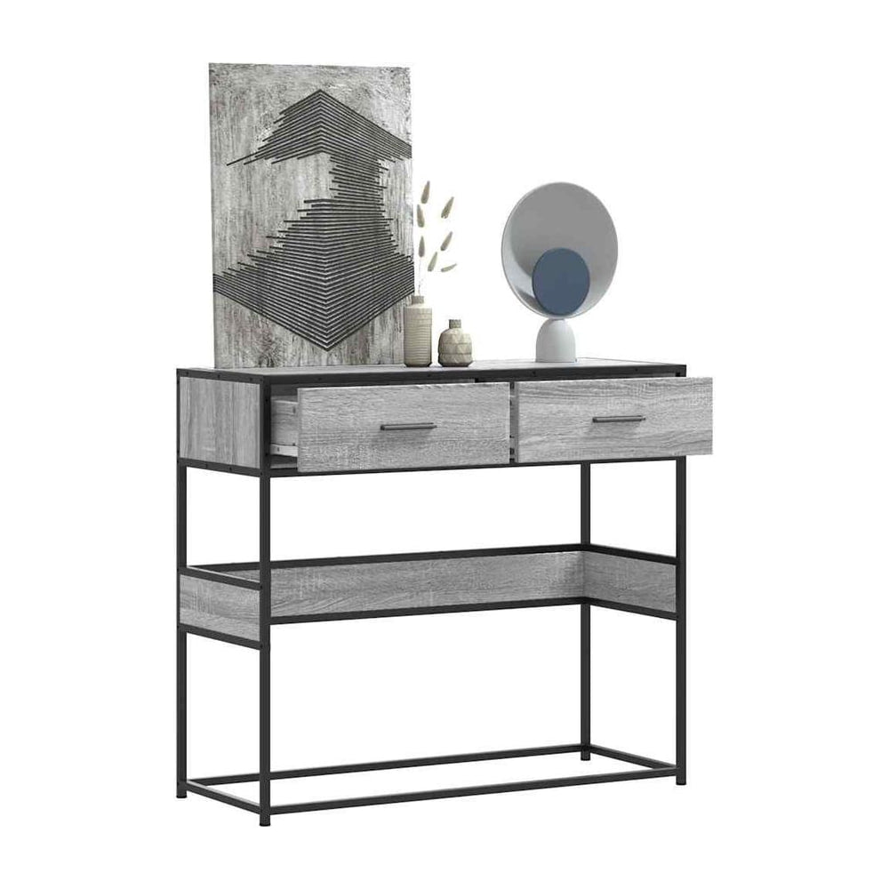Console Table Grey Sonoma Engineered Wood