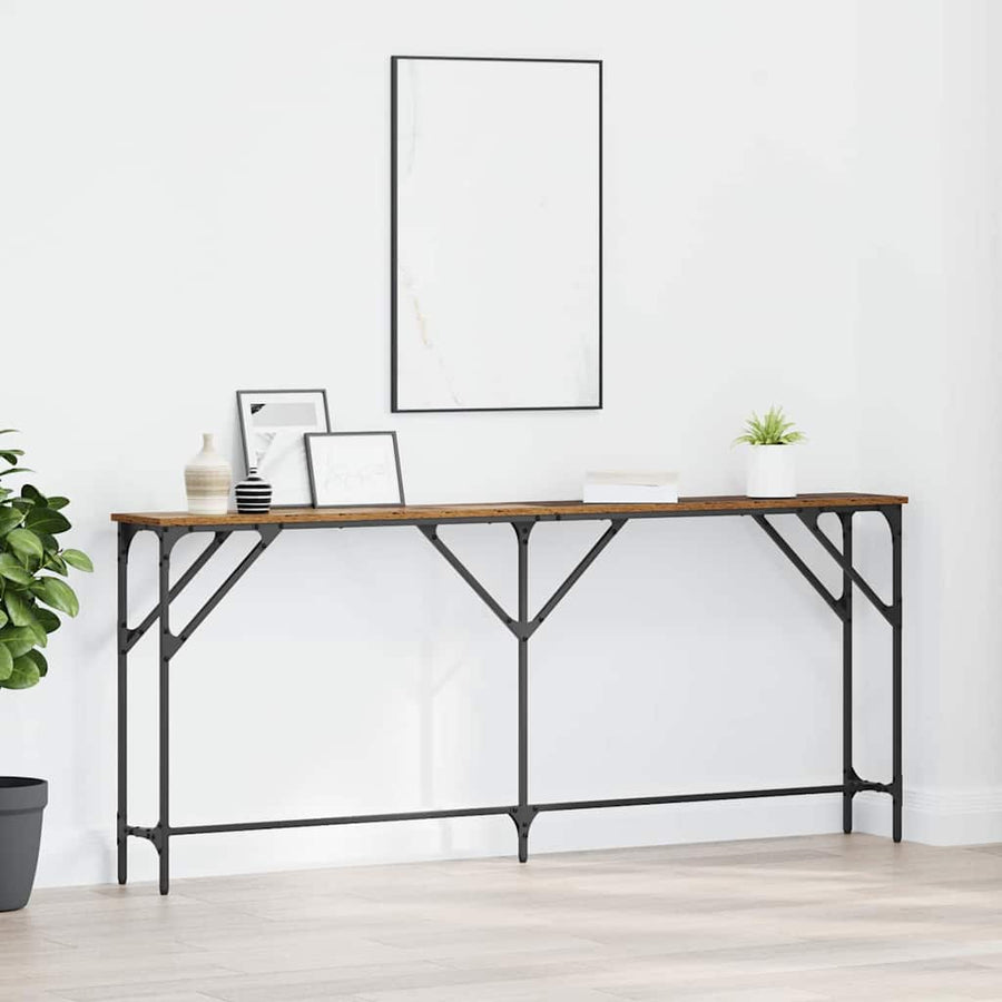 Console Table Old Wood