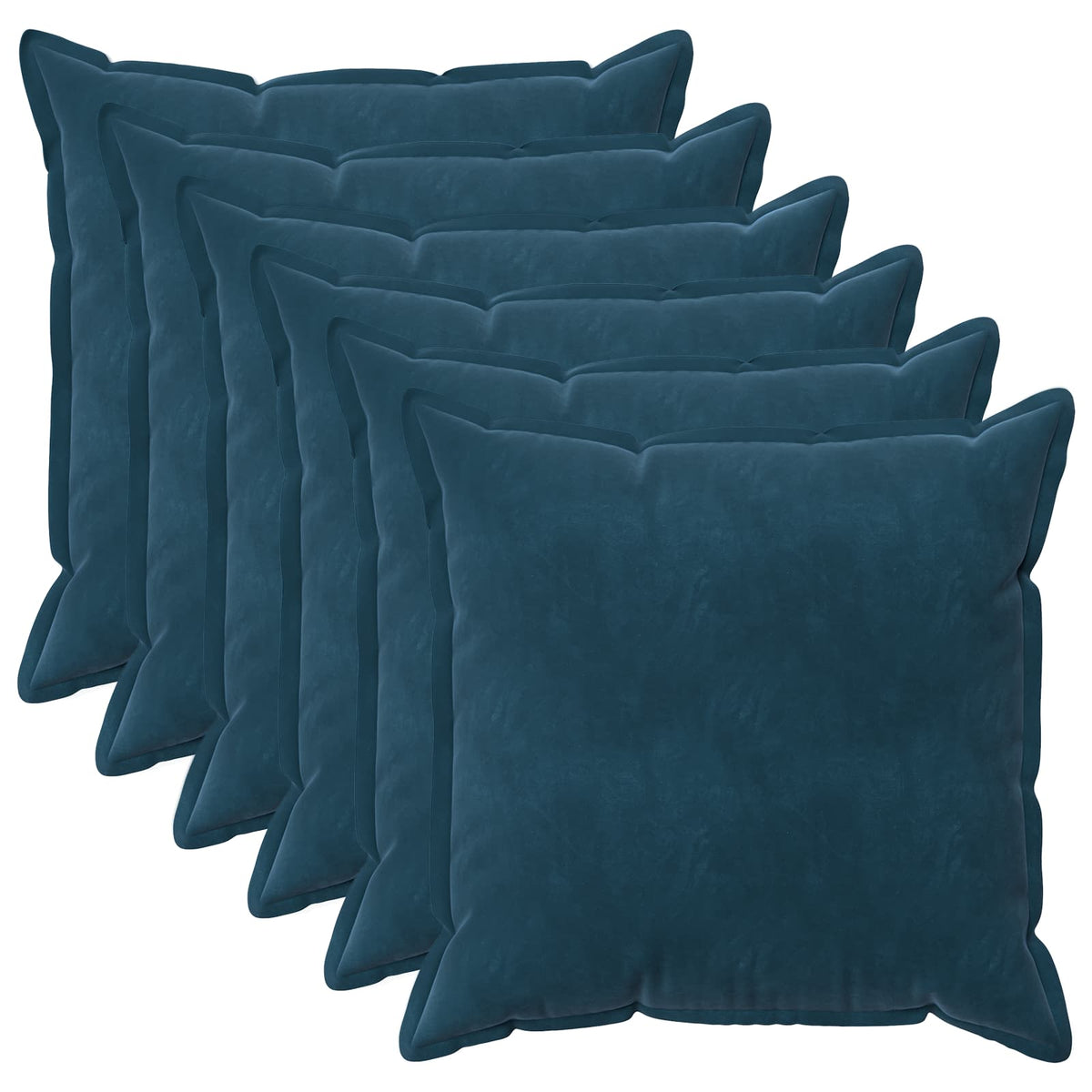 blue velvet cushion