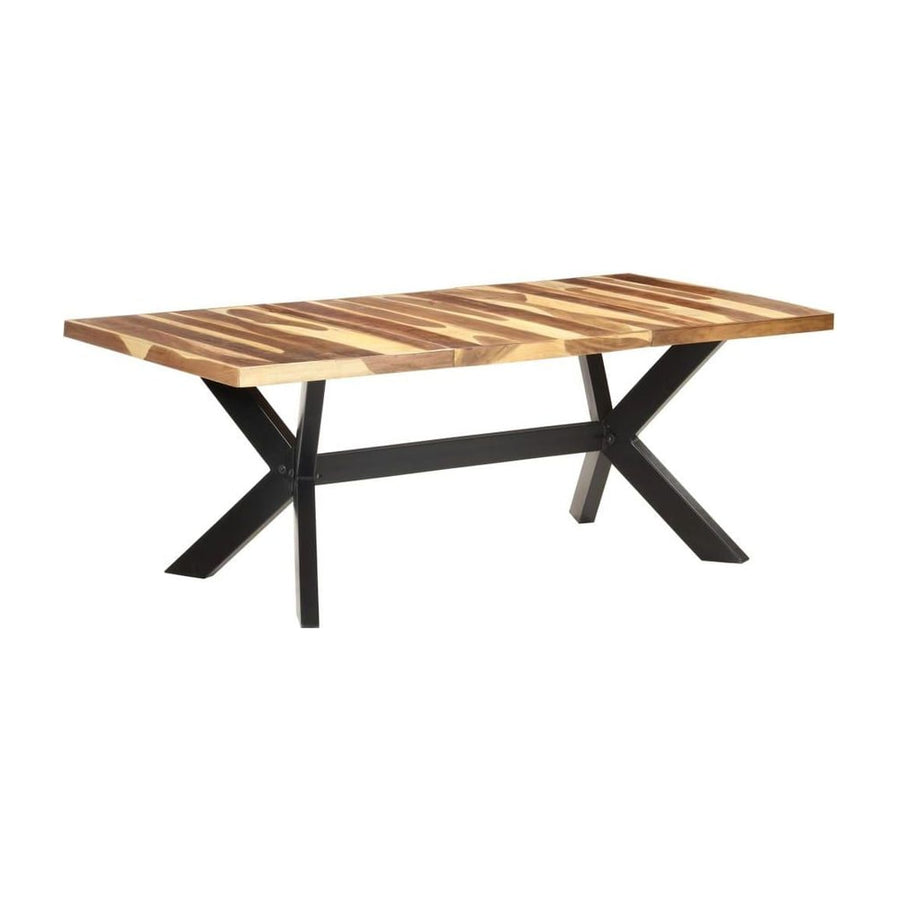 Dining Table Solid Wood with Honey Finish