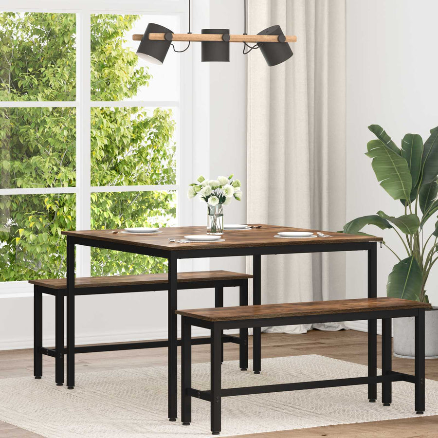 Dining Tables Engineered Wood Smoked Oak