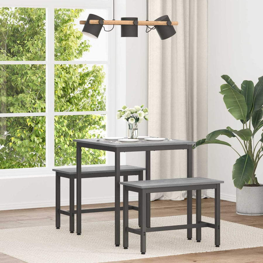 Dining Tables Engineered Wood Grey Sonoma