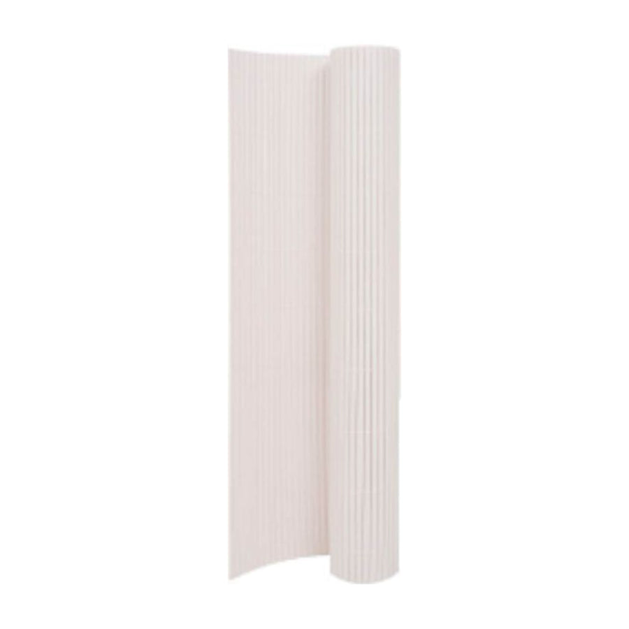 Double-Sided Garden Fence White