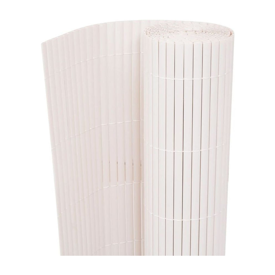 Double-Sided Garden Fence White