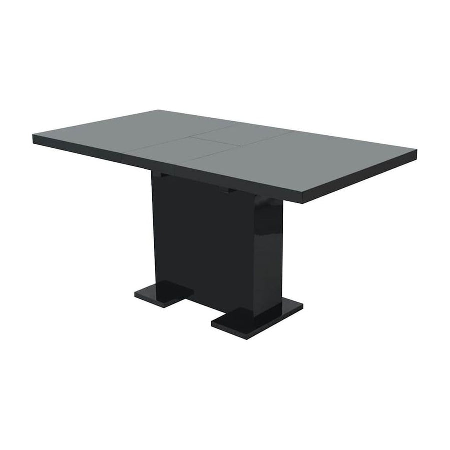 Extendable Dining Table High Gloss Black