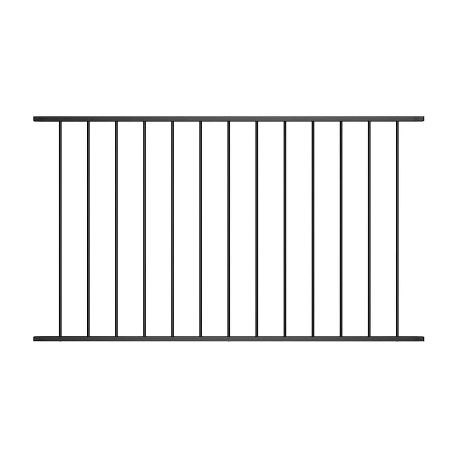 Fence Panel "Woerden" Powder-coated Steel Black