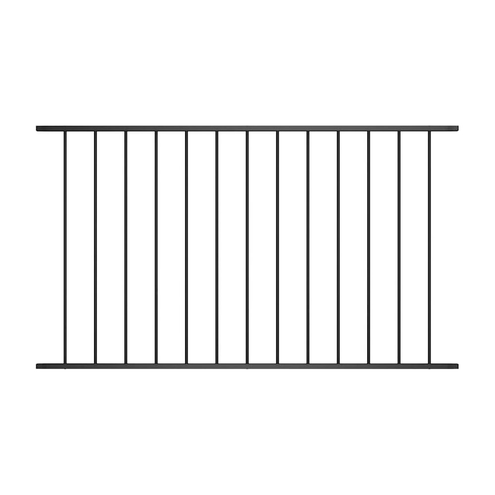 Fence Panel "Woerden" Powder-coated Steel Black