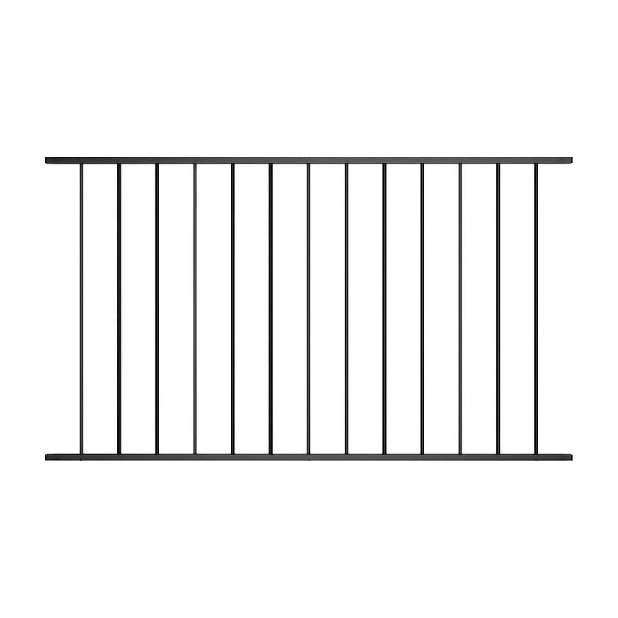 Fence Panel "Woerden" Powder-coated Steel Black