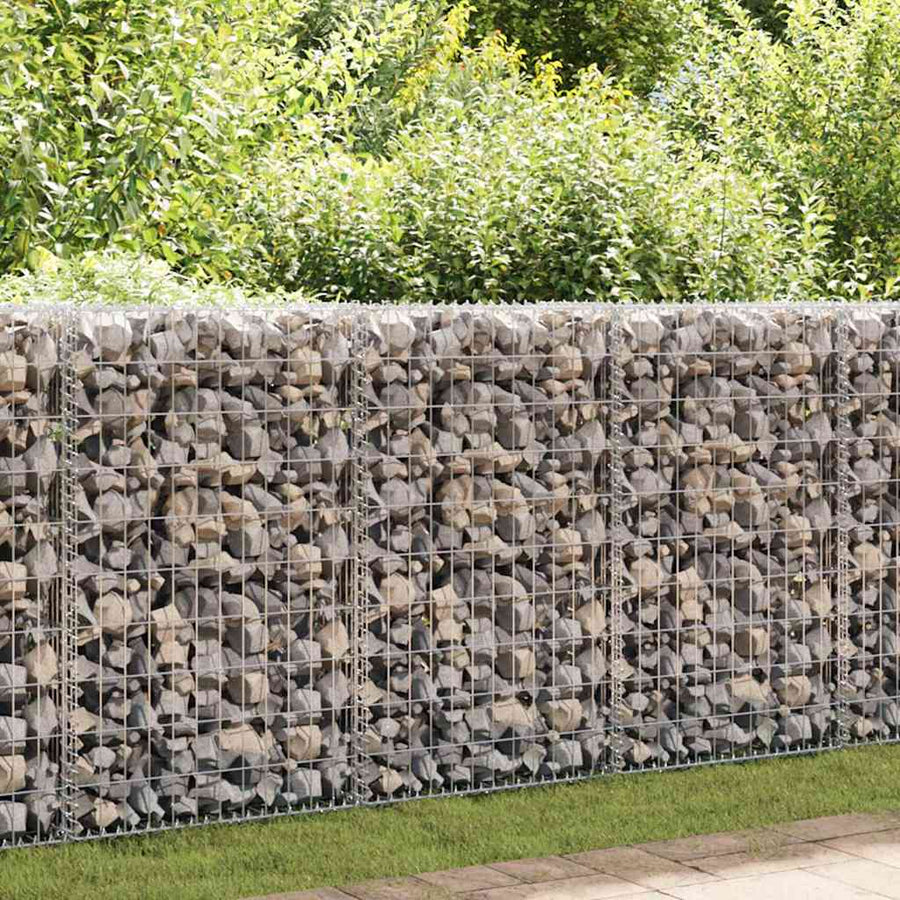 Gabion Basket with Lids Galvanised Wire