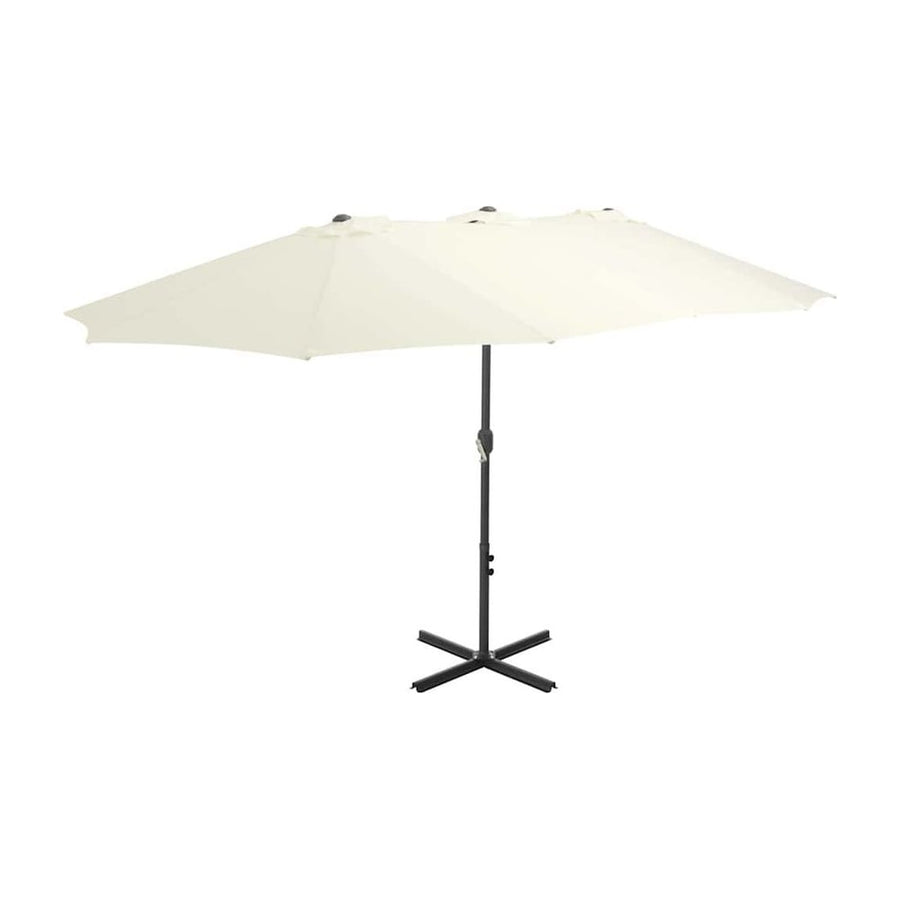 Outdoor Parasol with Aluminium Pole Sand