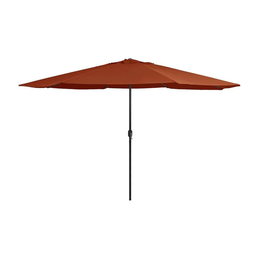 Garden Parasol with Metal Pole 390 cm Terracotta