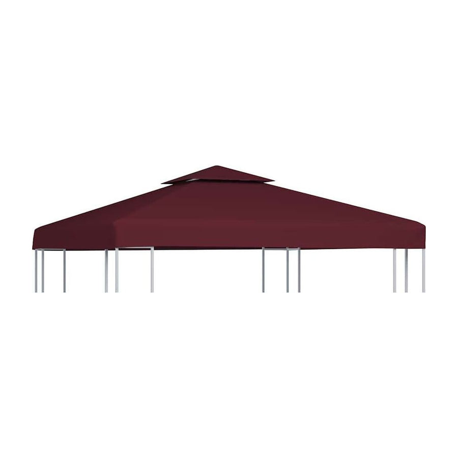 2-Tier Gazebo Top Cover 310 g/m² Bordeaux