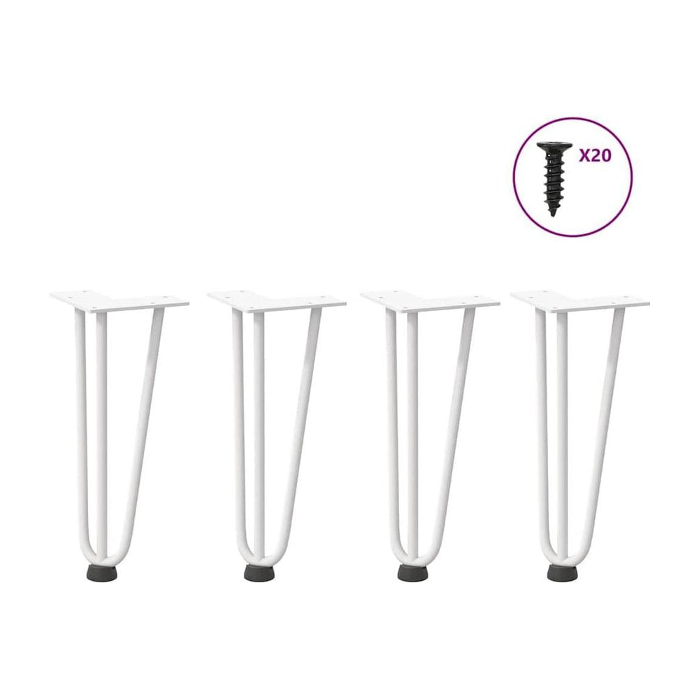 Hairpin Legs for Coffee Table in White