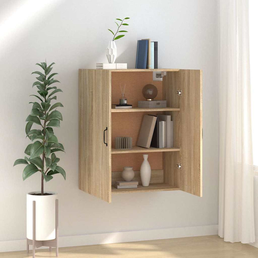 Hanging Cabinet Sonoma Oak Engineered Wood