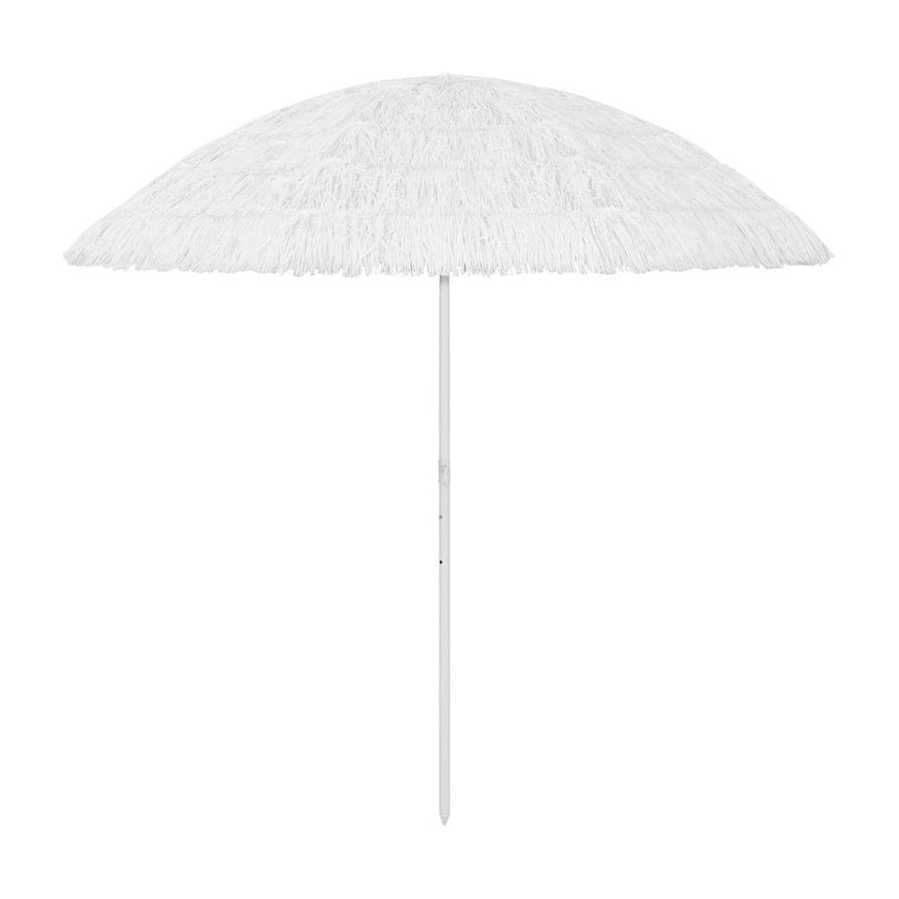 Hawaii Beach Parasol White 300 cm