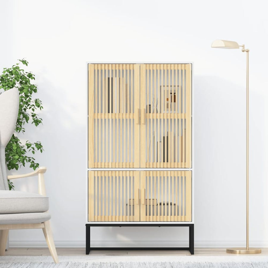 Highboard White Engineered Wood