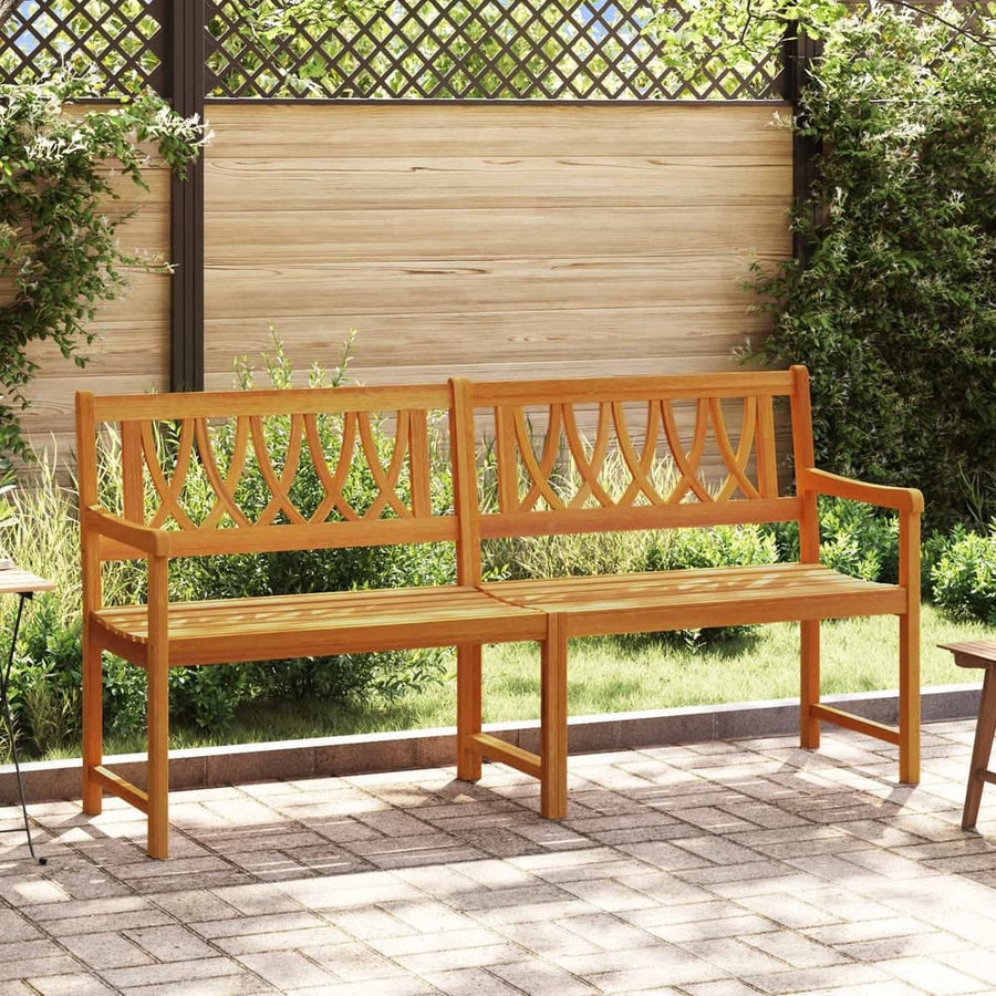 Outdoor Bench 2 -Seater Solid Acacia Wood