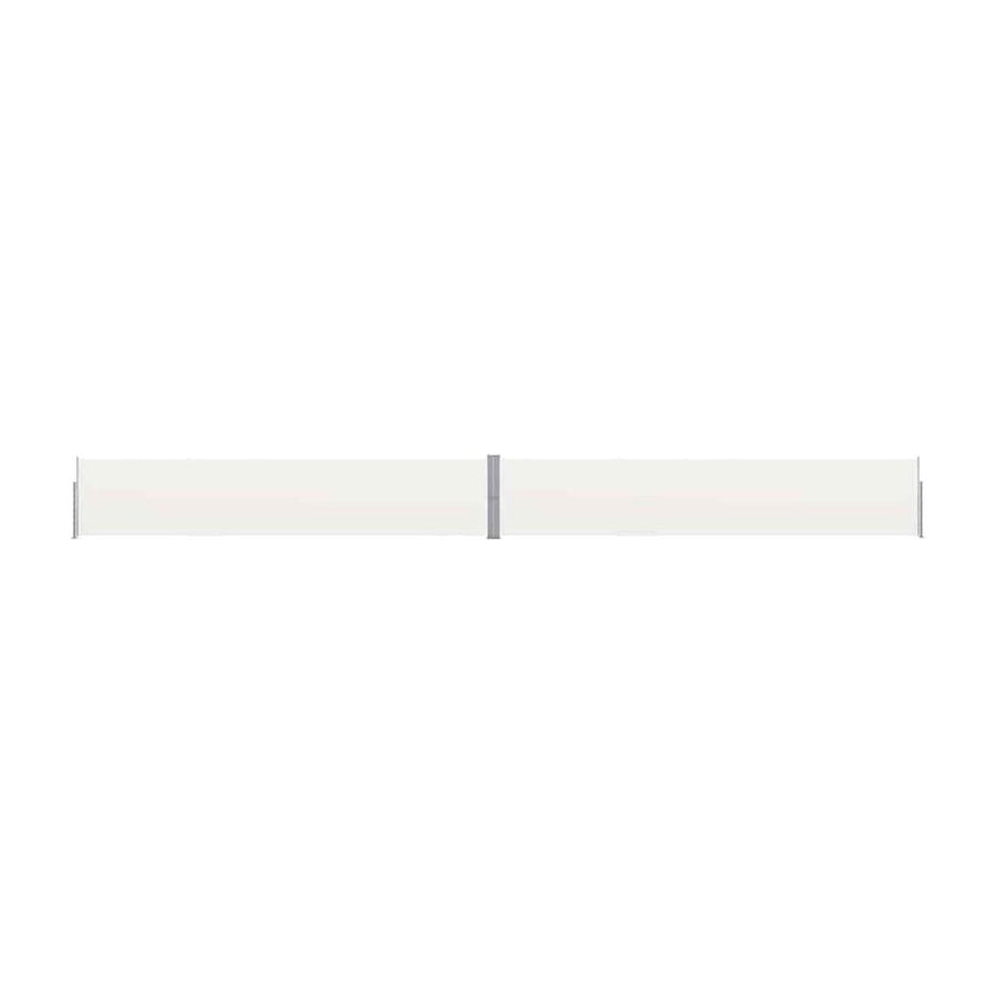 Patio Retractable Side Awning Cream