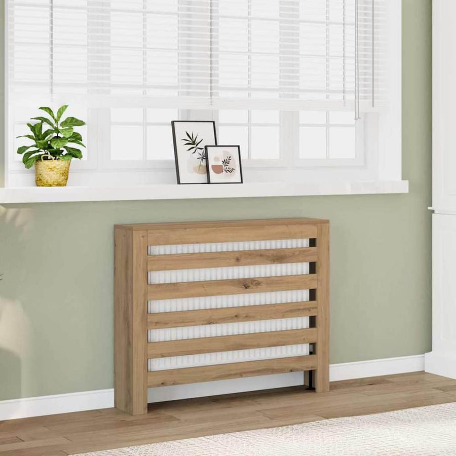 Radiator Cover Artisian Oak Engineered Wood
