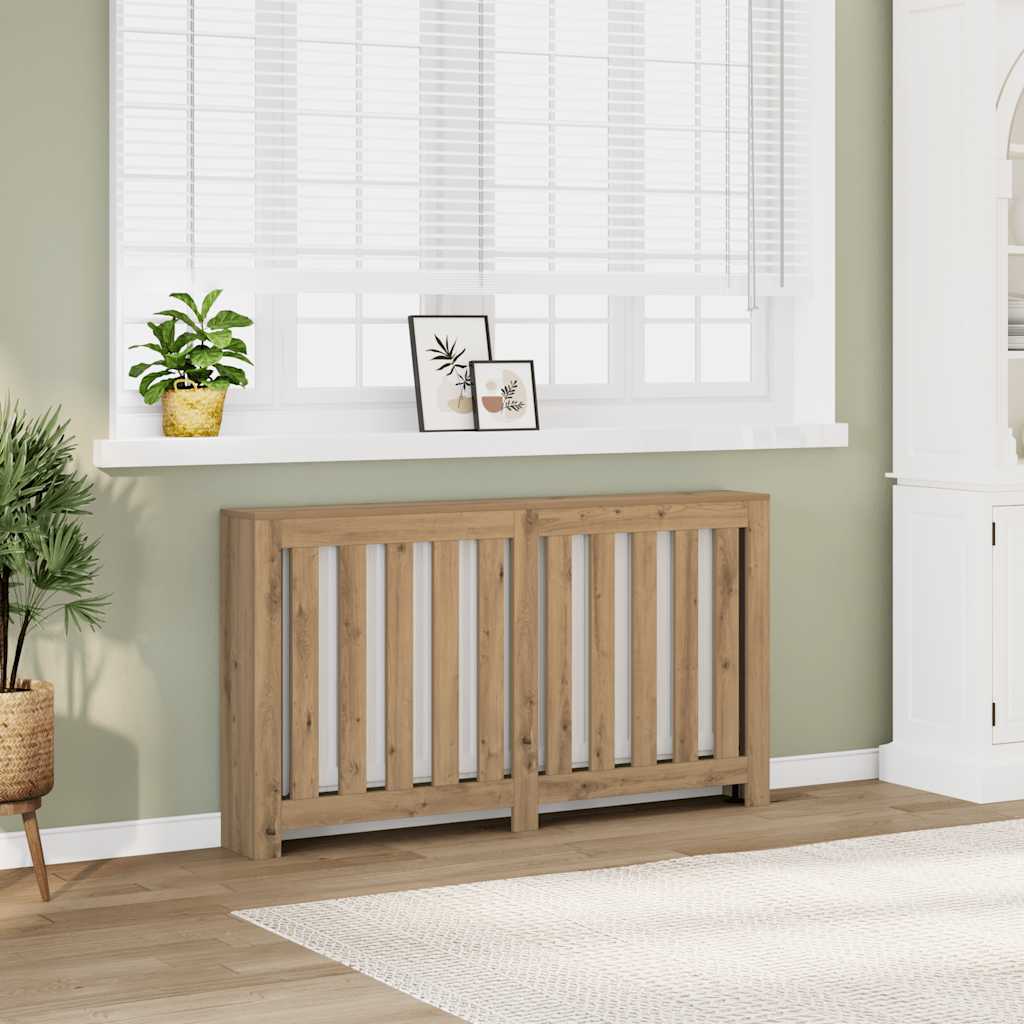 Radiator Cover Artisian Oak Engineered Wood