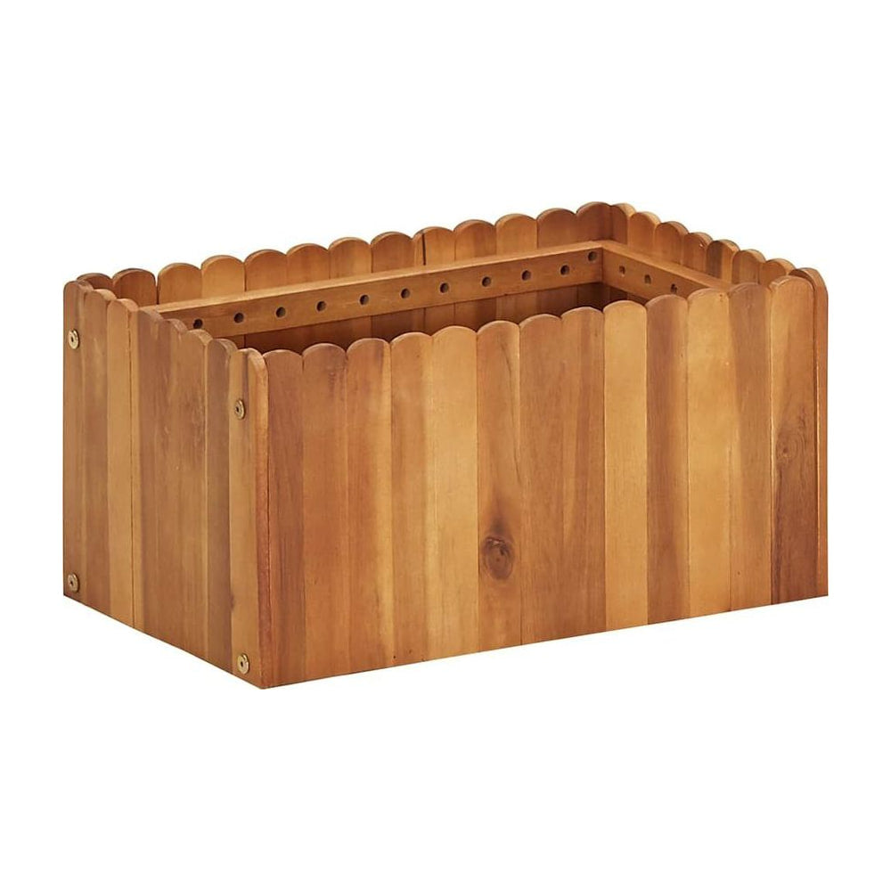 Garden Raised Bed Solid Acacia Wood