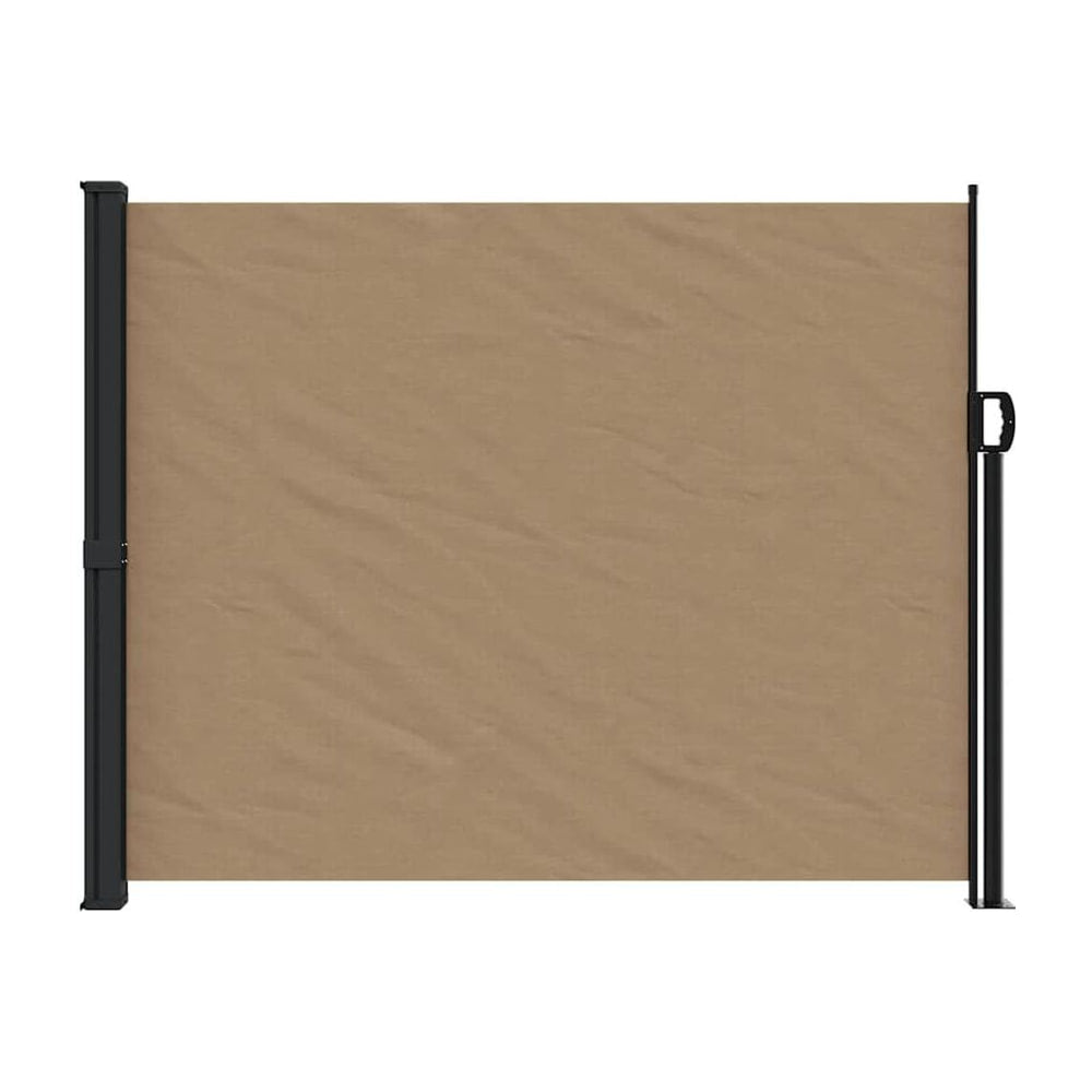 Retractable Side Awning Taupe
