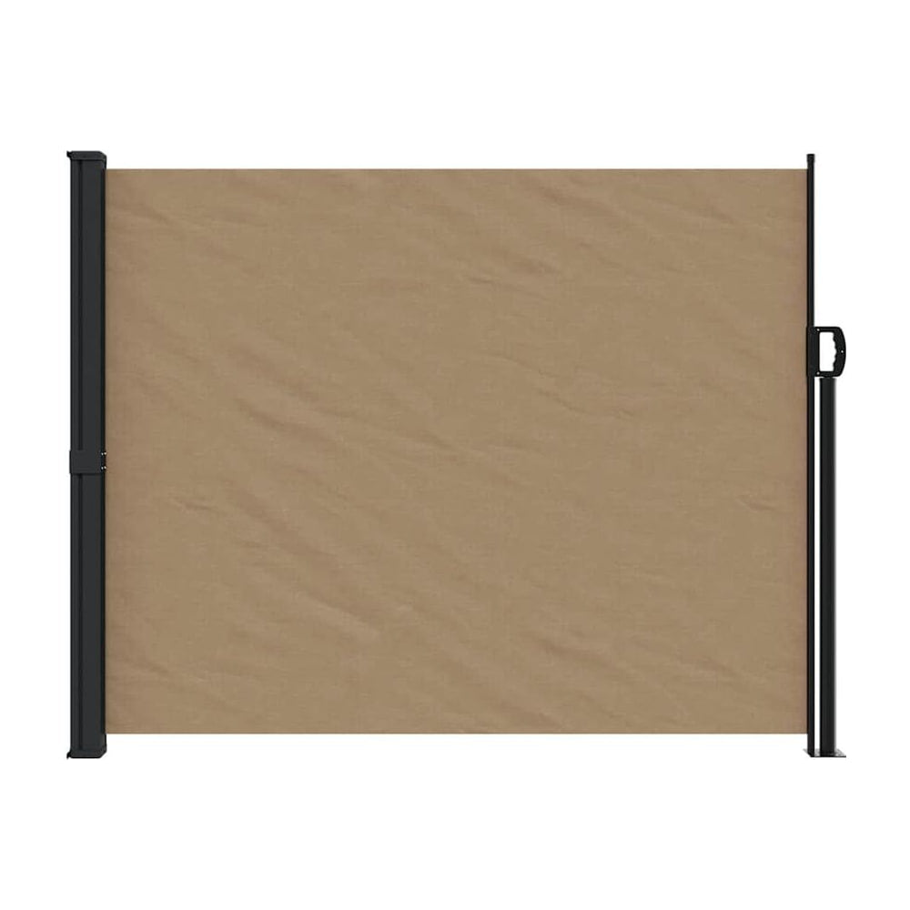 Retractable Side Awning Taupe