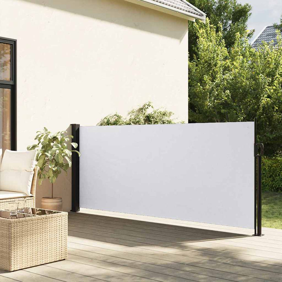 Retractable Side Awning White