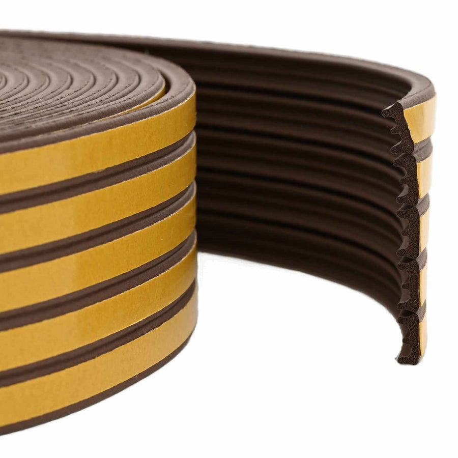 Self-Adhesive Window Seal Brown 100 m EPDM Foam
