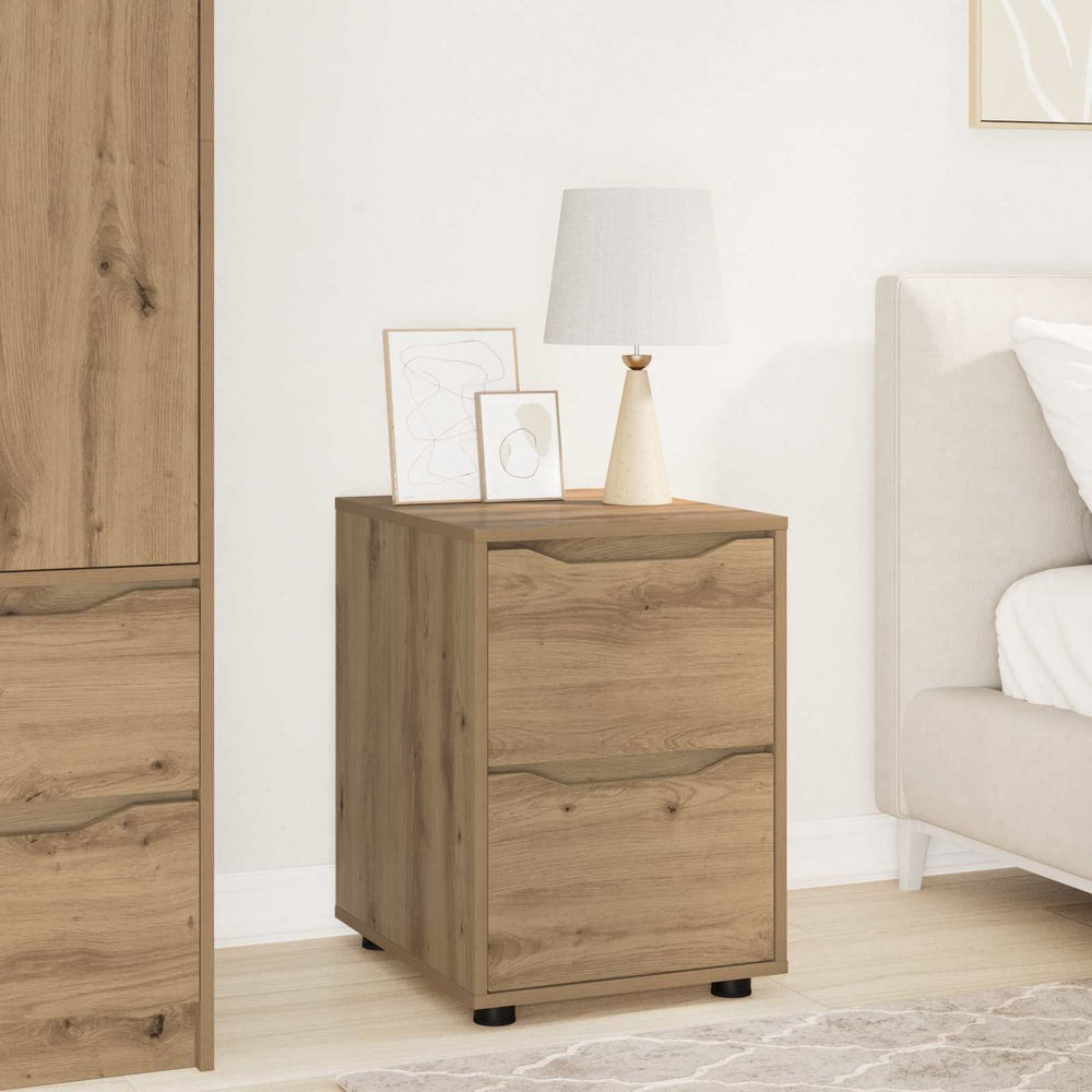 Storage Cabinet Engineered Wood Artisan Oak