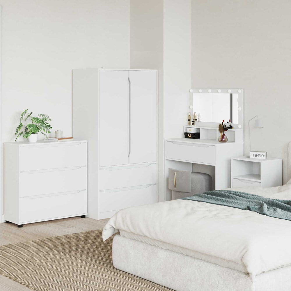 Storage Cabinet Engineered Wood White