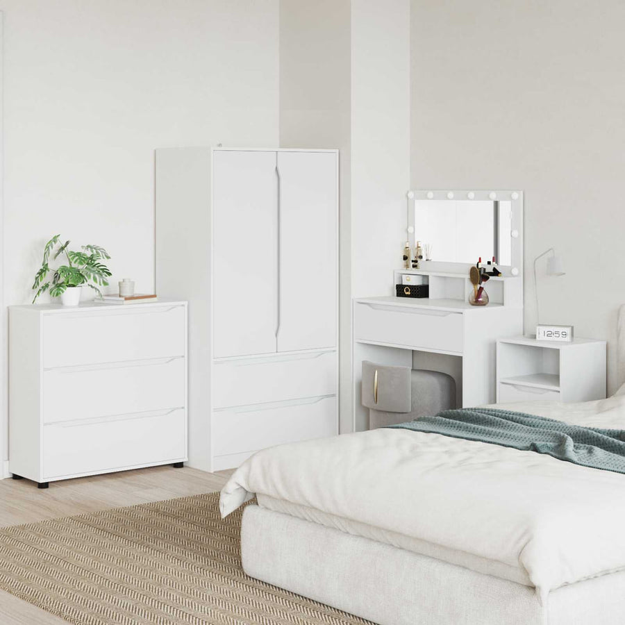 Storage Cabinet Engineered Wood White