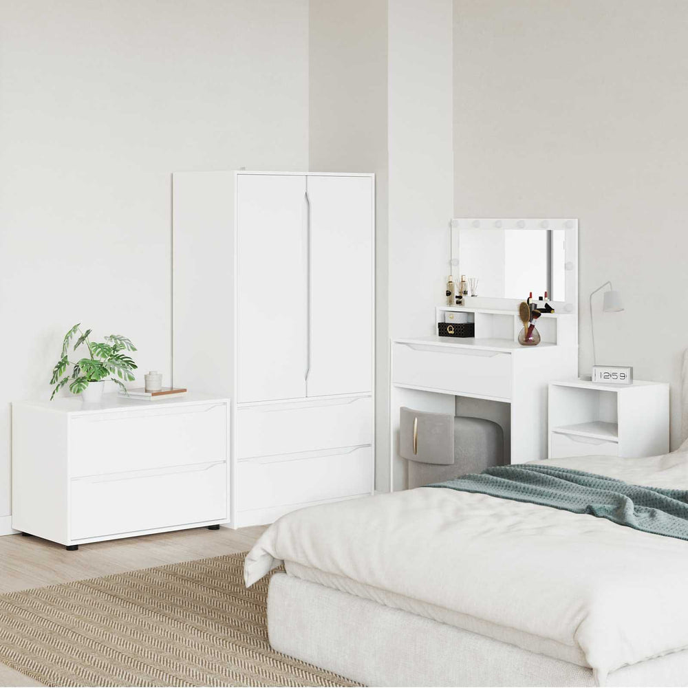 Storage Cabinet Engineered Wood White