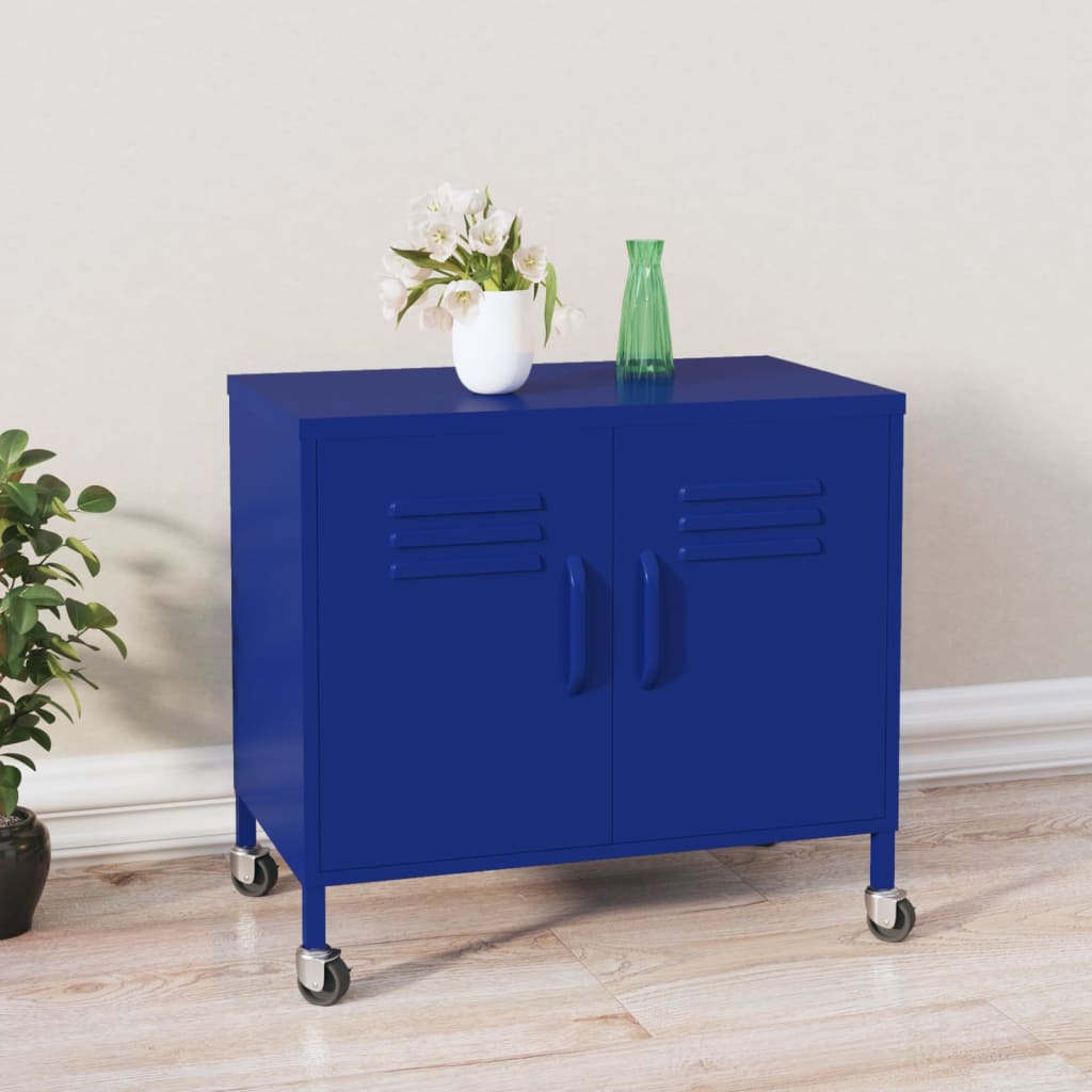 Storage Cabinet Navy Blue