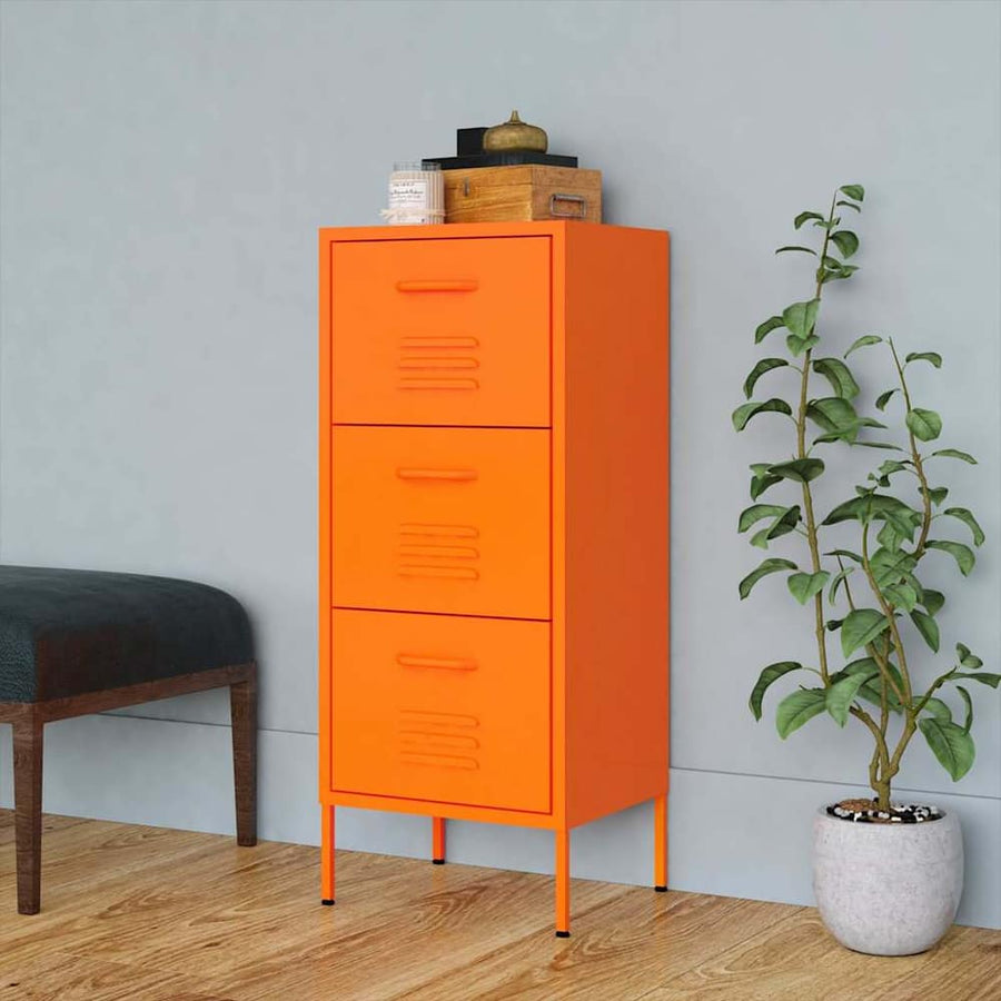 Storage Cabinet Orange