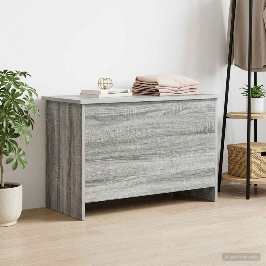 Storage Chest Grey Sonoma Engineered Wood