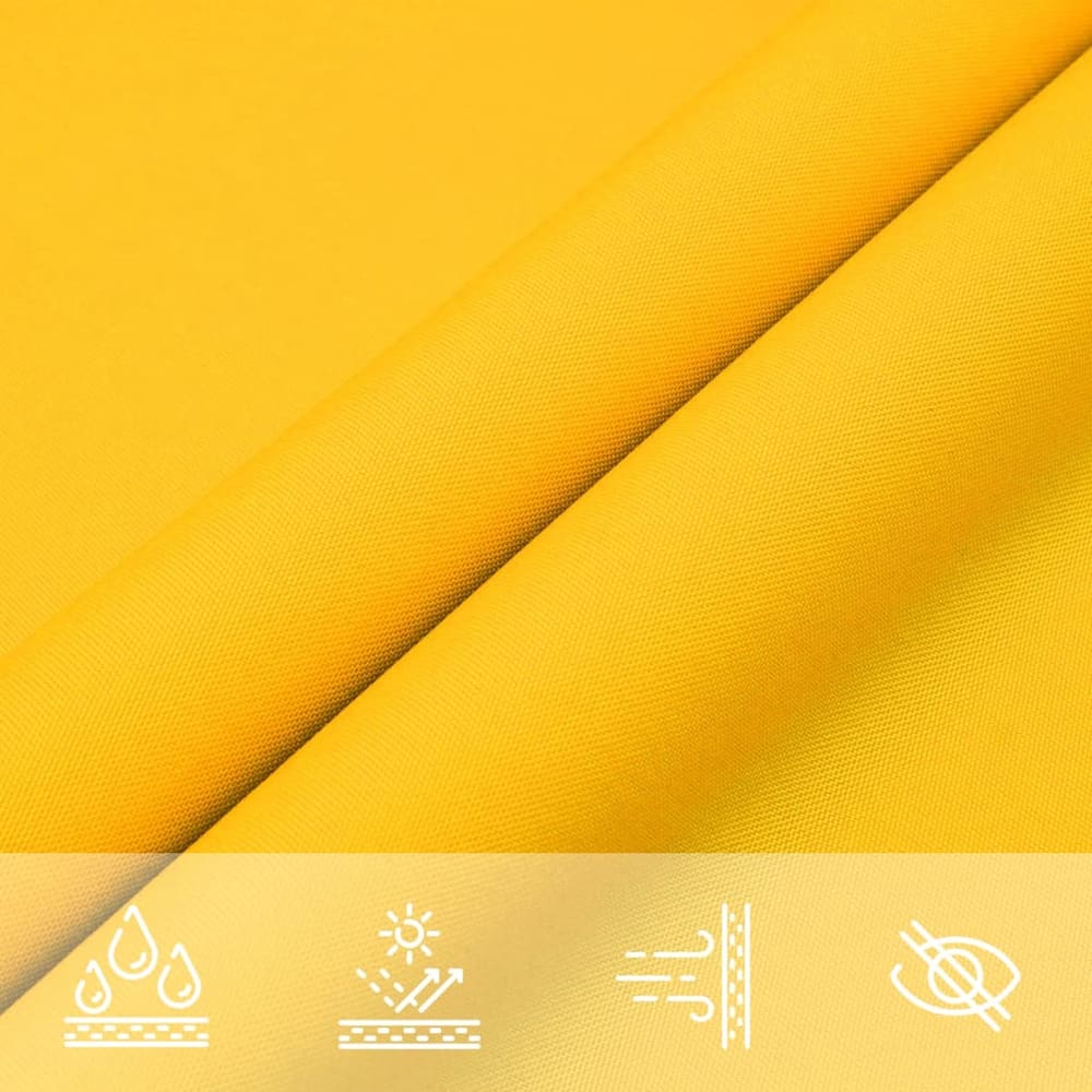 Sunshade Sail Oxford Fabric Rectangular Yellow image
