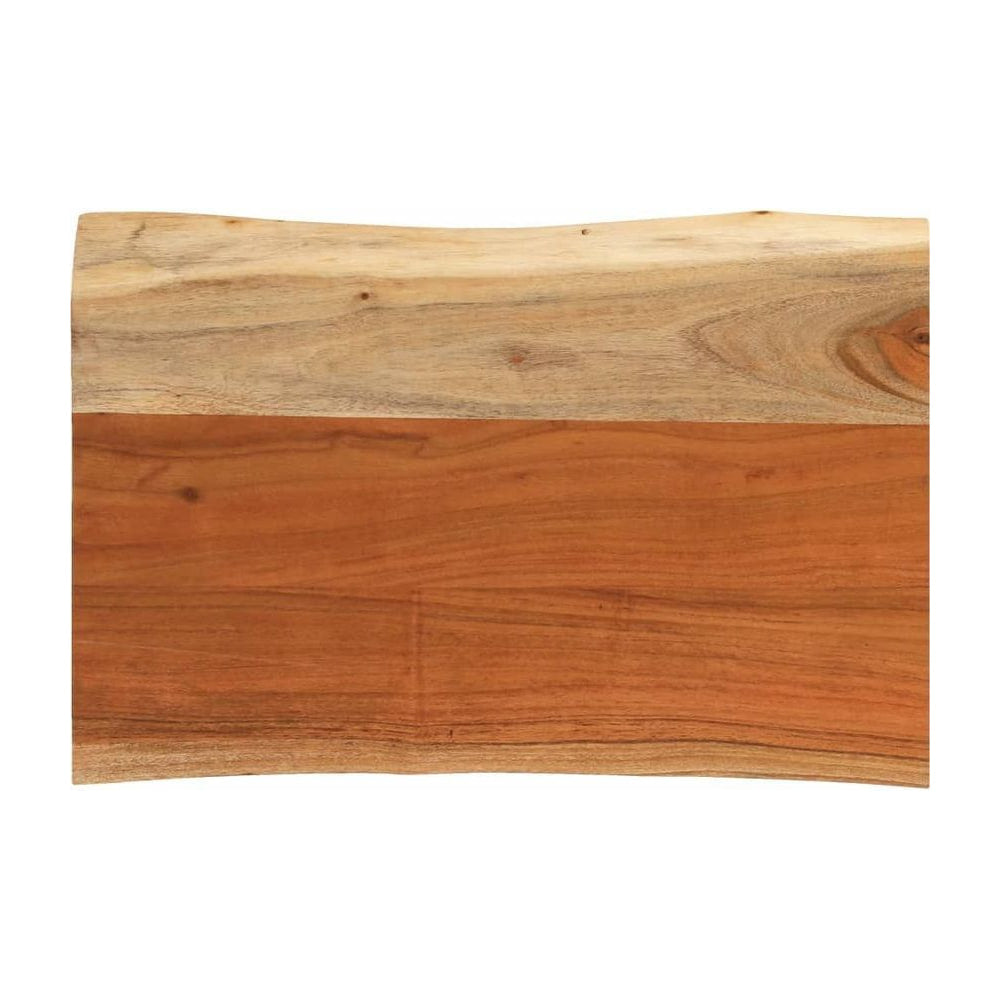 Table Top Rectangular Solid Wood Acacia Live Edge