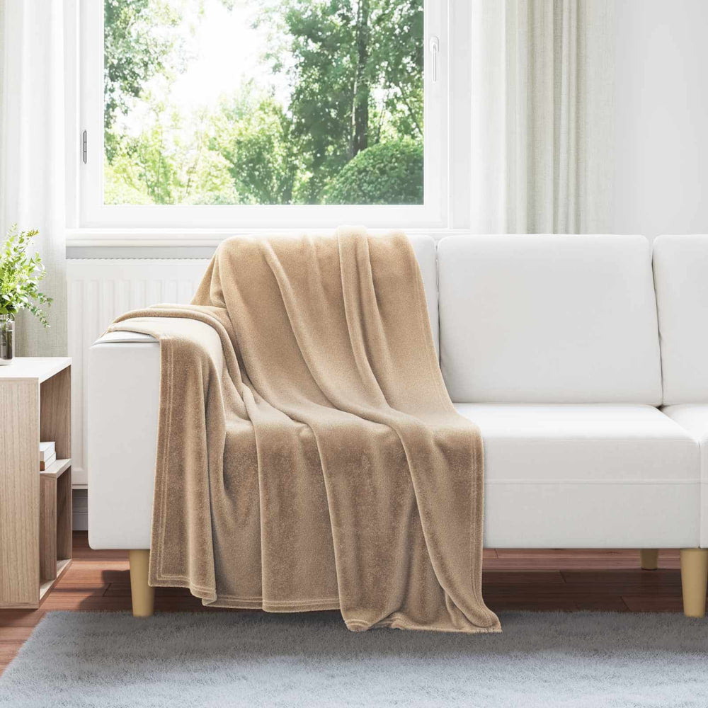 Throw Blankets 6 pcs Camel 3.04 kg Fleece