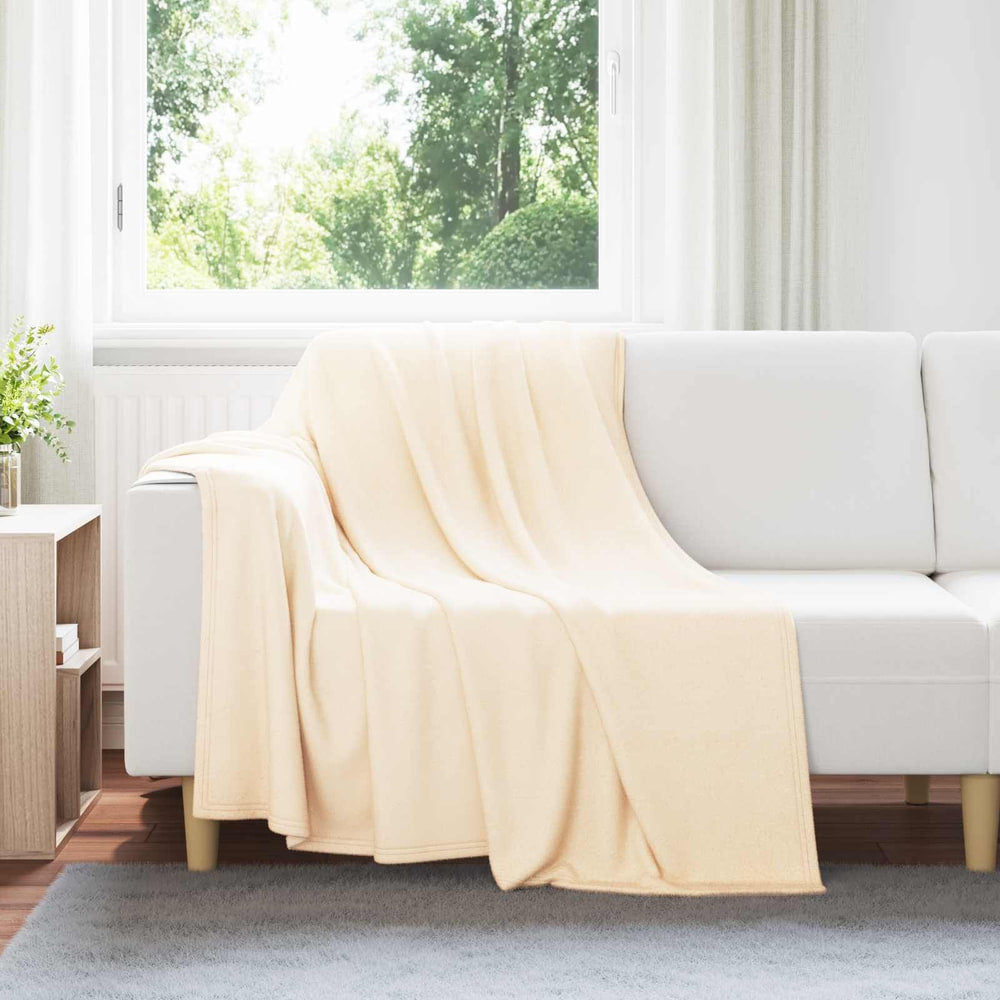 Throw Blankets 6 pcs Cream 2.61 kg Fleece