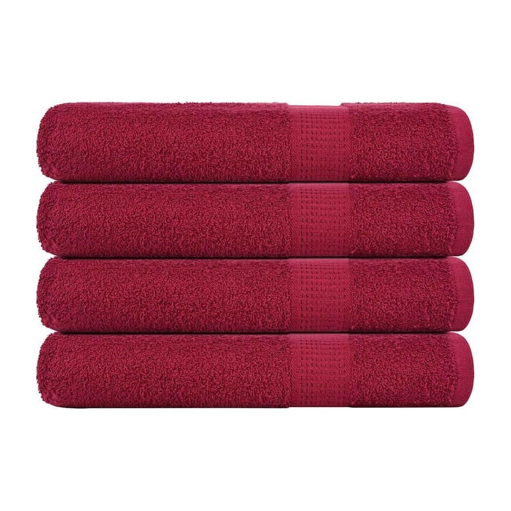 Towels "FROGN" 4 pcs Bordeaux 360 gsm