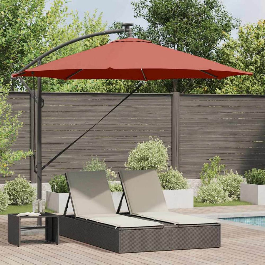 Umbrella Polyester and Aluminium Terracotta
