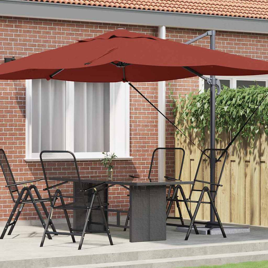 Parasol Polyester and Aluminium Terracotta