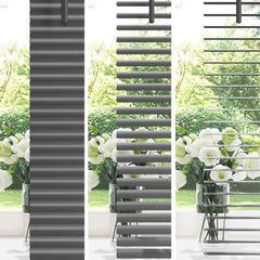 Venetian Blinds Dark Grey Aluminium