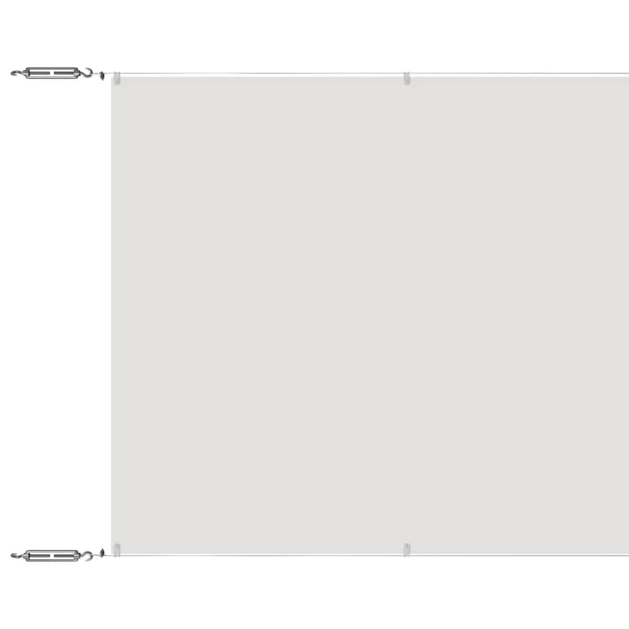Vertical Awning White Oxford Fabric